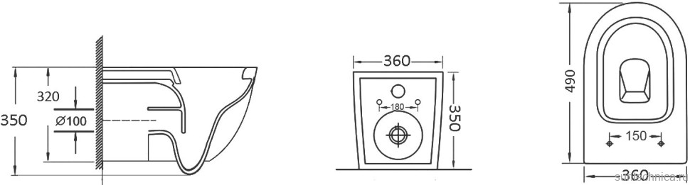 Комплект Унитаз подвесной Grossman GR-4455S безободковый + Инсталляция Grohe Rapid SL 38772001 3 в 1 с кнопкой смыва + Шумоизоляция 37131000