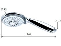 Душевая лейка Remer 318F4X Душевая лейка Remer 318F4X