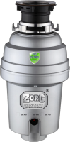 Комплект Мойка AQUATON Амира серая + Измельчитель Zorg Inox D