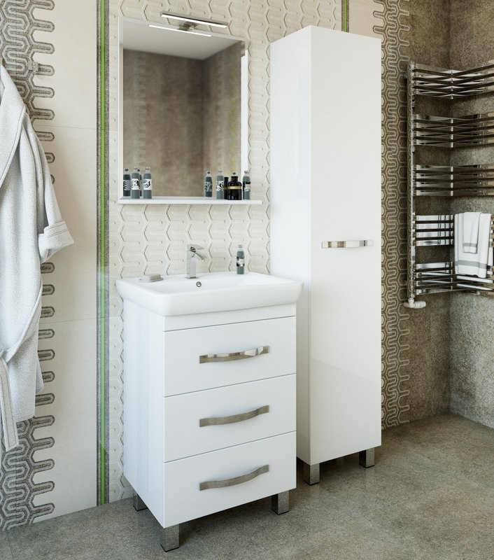 Шкаф пенал для ванной Sanflor Одри 2 R