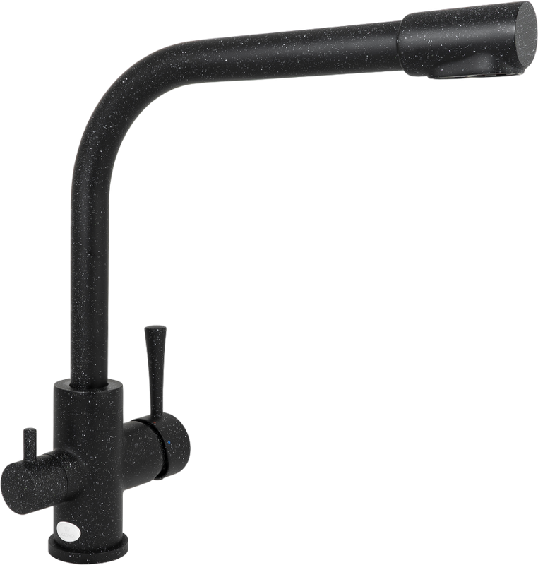 Смеситель для кухни Kaiser Merkur 26044-12 черный мрамор