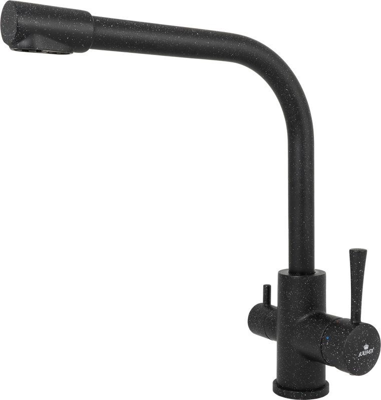 Смеситель для кухни Kaiser Merkur 26044-12 черный мрамор