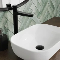 Смеситель для раковины Wasserkraft Fulda 5203H черный soft-touch Смеситель для раковины Wasserkraft Fulda 5203H черный soft-touch
