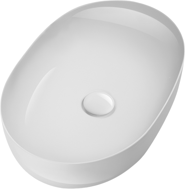 Накладная раковина Kerasan Nolita 60х40 см, белая глянцевая