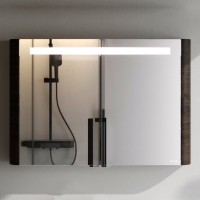 Зеркало-шкаф AM.PM Sensation 100 табачный дуб