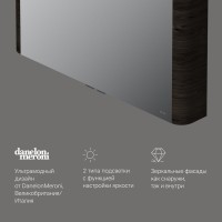 Зеркало-шкаф AM.PM Sensation 100 табачный дуб