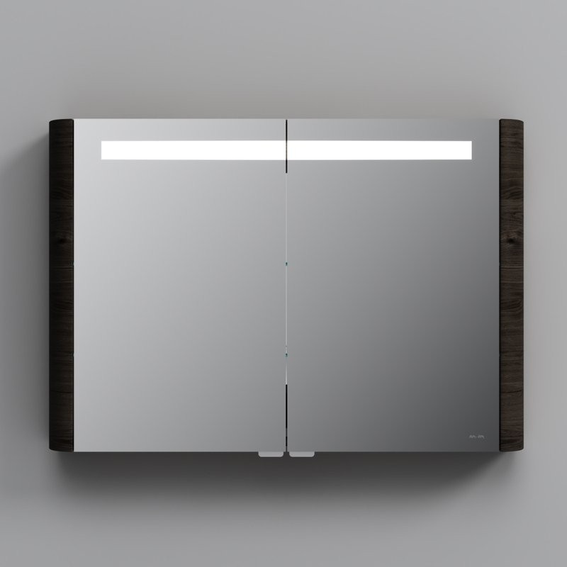 Зеркало-шкаф AM.PM Sensation 100 табачный дуб