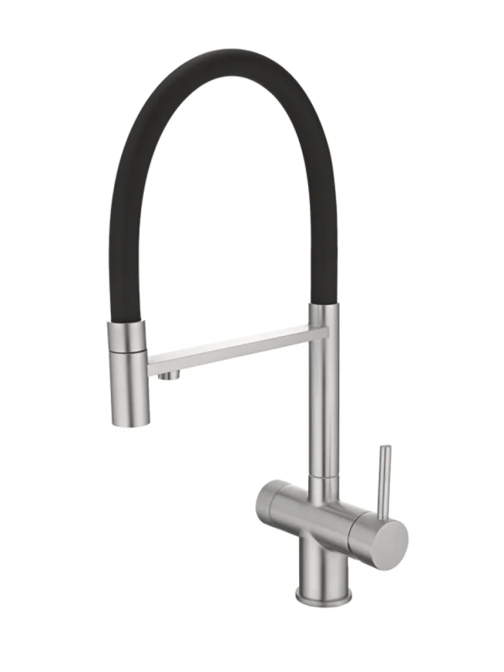 Смеситель для кухни Emar Steel ЕС - 7024 Satin