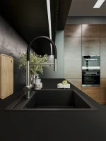 Смеситель для кухни Emar Steel ЕС - 7024 Satin Смеситель для кухни Emar Steel ЕС - 7024 Satin