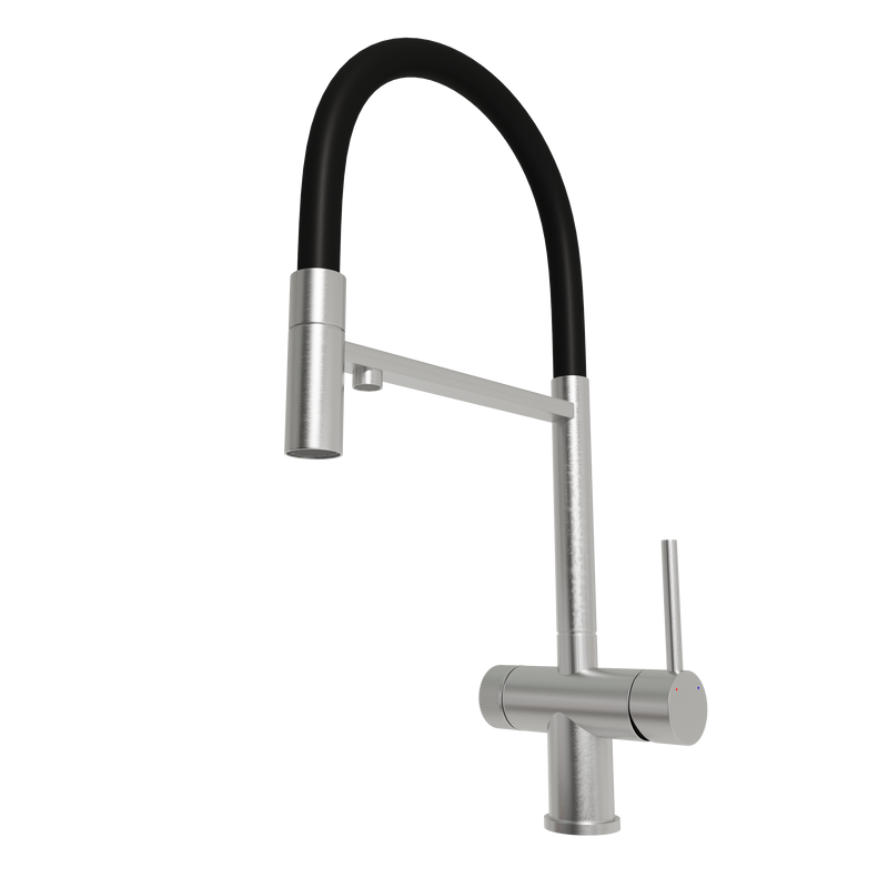 Смеситель для кухни Emar Steel ЕС - 7024 Satin