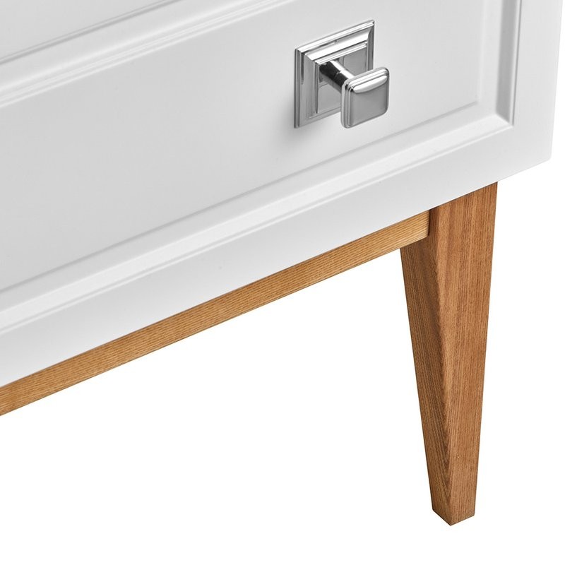 Тумба с раковиной ASB-Woodline Каталина 100 слоновая кость