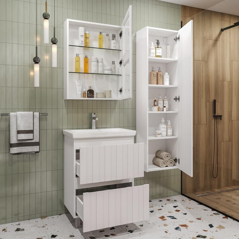 Мебель для ванной комнаты Vigo Finlay 60 белая