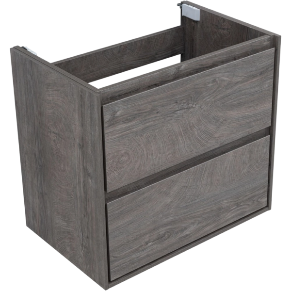 Тумба под раковину без столешницы Aquanet Милан 70 подвесная, дуб рошелье