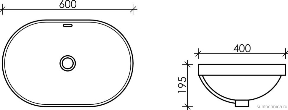 Раковина Ceramicanova Element CN5020
