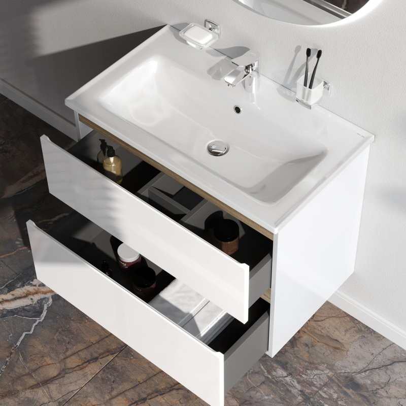 Мебель для ванной комнаты AM.PM X-Joy 80, подвесная, белый глянец