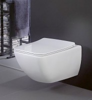 Комплект Унитаз подвесной Villeroy & Boch Venticello 4611RL01 безободковый, альпийский белый + Инсталляция TECE Base 9400413 4 в 1 с кнопкой смыва