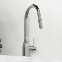Смеситель для кухни Sancos Grand SC4002BNG с вытяжным изливом, нержавеющая сталь
