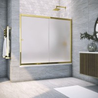 Шторка на ванну Vegas Glass ZV Tur Novo 160 09 10 профиль золото, стекло сатин