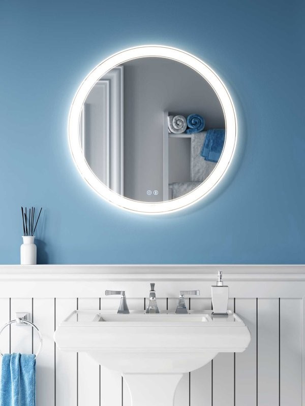 Зеркало круглое Alavann Solis 70 с подсветкой, с антизапотеванием