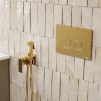 Гигиенический душ Wasserkraft Aisch A71838 со смесителем, С ВНУТРЕННЕЙ ЧАСТЬЮ, матовое золото PVD