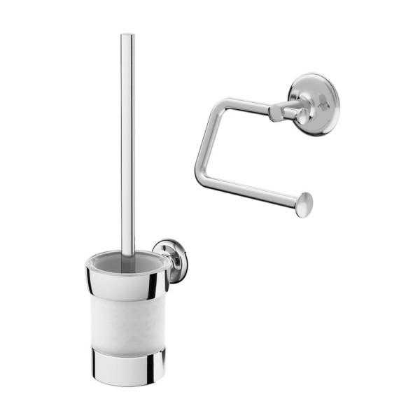 Набор Держатель для туалетной бумаги AM.PM Like A8034100 + Ершик