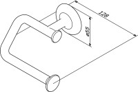 Набор Держатель для туалетной бумаги AM.PM Like A8034100 + Ершик Набор Держатель для туалетной бумаги AM.PM Like A8034100 + Ершик