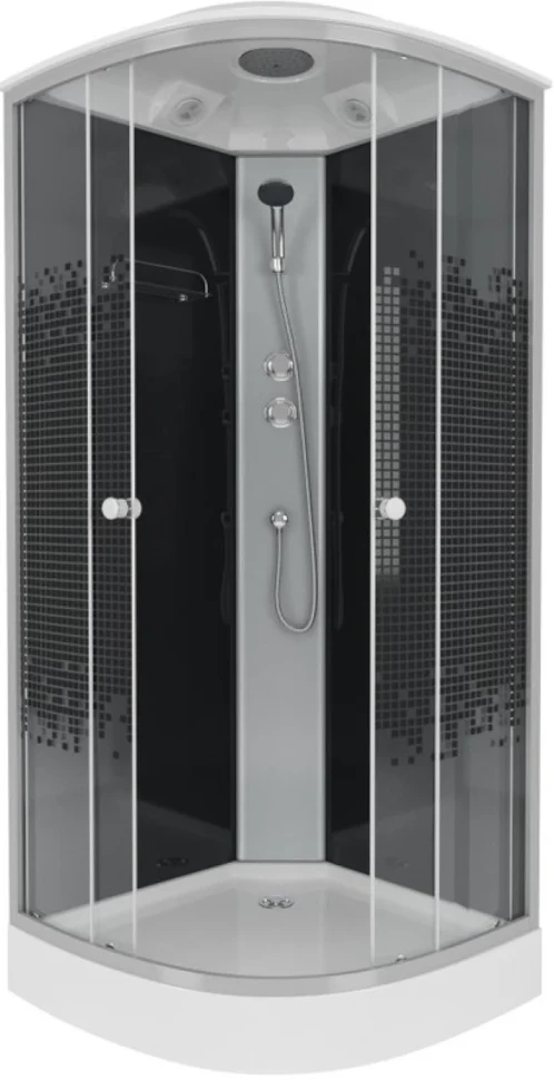 Душевая кабина Niagara Eco NG-4502-14 BLACK с низким поддоном