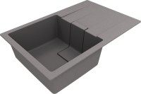 Комплект Мойка Florentina Ривьера 780 серый шелк + Измельчитель Bone Crusher BC 810-SL Slim Line