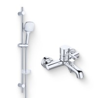 Душевой комплект Смеситель Orange Karl M05-100cr + Гарнитур O-Shower OS063