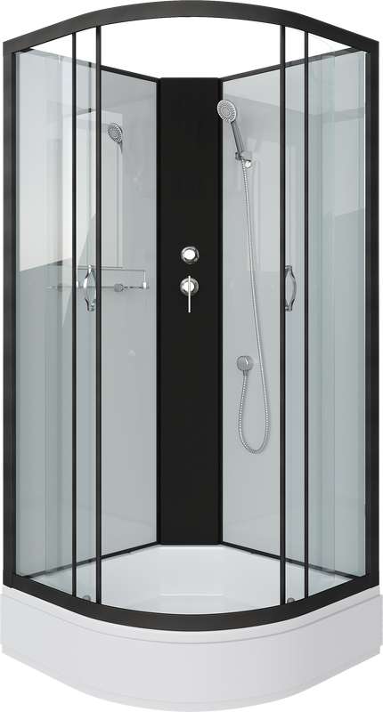 Душевая кабина Niagara Classic NG-6703-14BK 80x80 см, без крыши