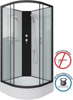 Душевая кабина Niagara Classic NG-6703-14BK 80x80 см, без крыши