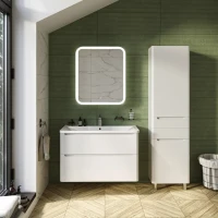 Мебель для ванной комнаты STWORKI Монтре 100 белая Мебель для ванной комнаты STWORKI Монтре 100 белая