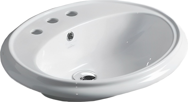 Раковина Simas Arcade AR859bi*3 61 см, 3 отверстия под смеситель