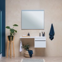 Тумба с раковиной Aquanet Токио 58 1 ящик R