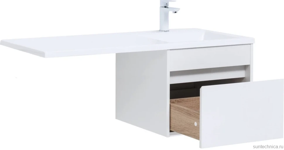 Тумба с раковиной Aquanet Токио 58 1 ящик R