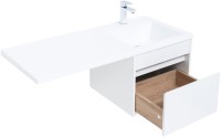 Тумба с раковиной Aquanet Токио 58 1 ящик R