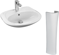Раковина Santek Бриз 1WH110451 50 см, с пьедесталом
