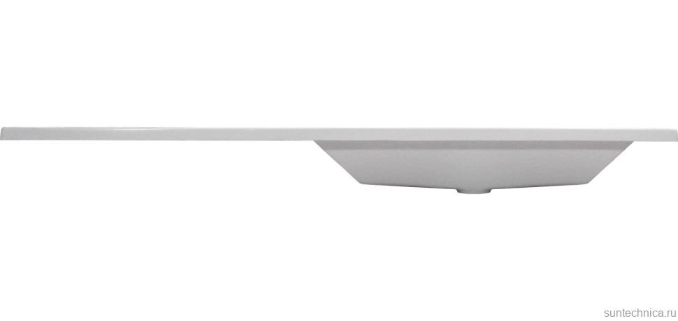Тумба с раковиной Style Line Даллас 140 R люкс, белая
