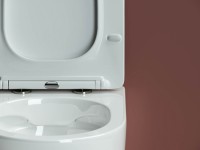 Комплект Унитаз подвесной Ceramicanova Forma CN3009 безободковый, с микролифтом + Инсталляция Envision CN1002M + Кнопка Flat, матовый хром