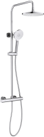 Душевая стойка AQUATEK Европа AQ2343CR с термостатом, хром