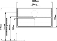 Мебель для ванной комнаты Sanvit Бруно 2 100