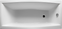 Акриловая ванна Marka One Viola 150x70 см, пристенная, белая, с каркасом