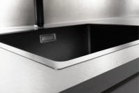 Комплект Мойка Blanco Subline 500-IF антрацит + Смеситель Grohe Minta 3291800E хром