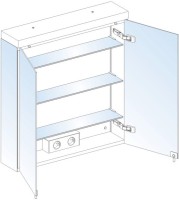 Зеркало-шкаф Keuco Royal Reflex.2 80 с подсветкой