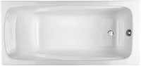 Чугунная ванна Jacob Delafon Repos E2130-00 160x75 см, пристенная, белая, на ножках