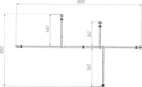 Акриловая ванна 1MarKa Diana L 160x100 см, угловая, левая, пристенная, белая, асимметричная, с каркасом, с сиденьем