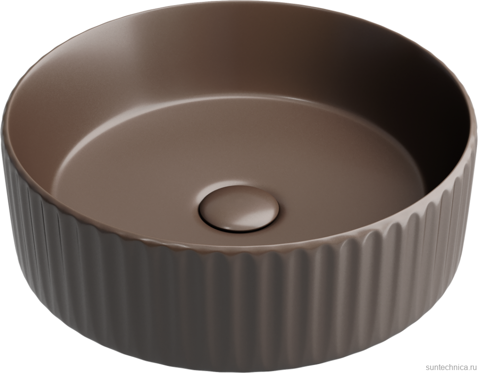 Накладная раковина Ceramicanova Element CN6057MDB темно-коричневый матовая