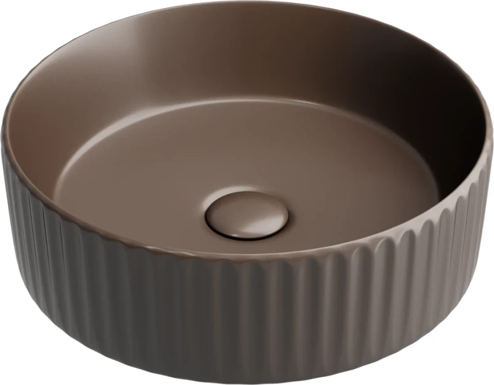 Накладная раковина Ceramicanova Element CN6057MDB темно-коричневый матовая