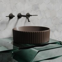 Накладная раковина Ceramicanova Element CN6057MDB темно-коричневый матовая