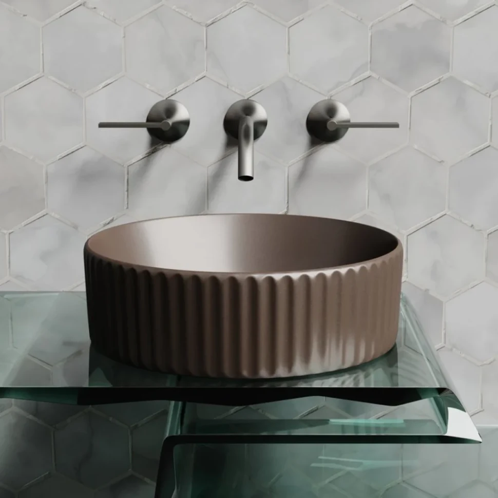 Накладная раковина Ceramicanova Element CN6057MDB темно-коричневый матовая